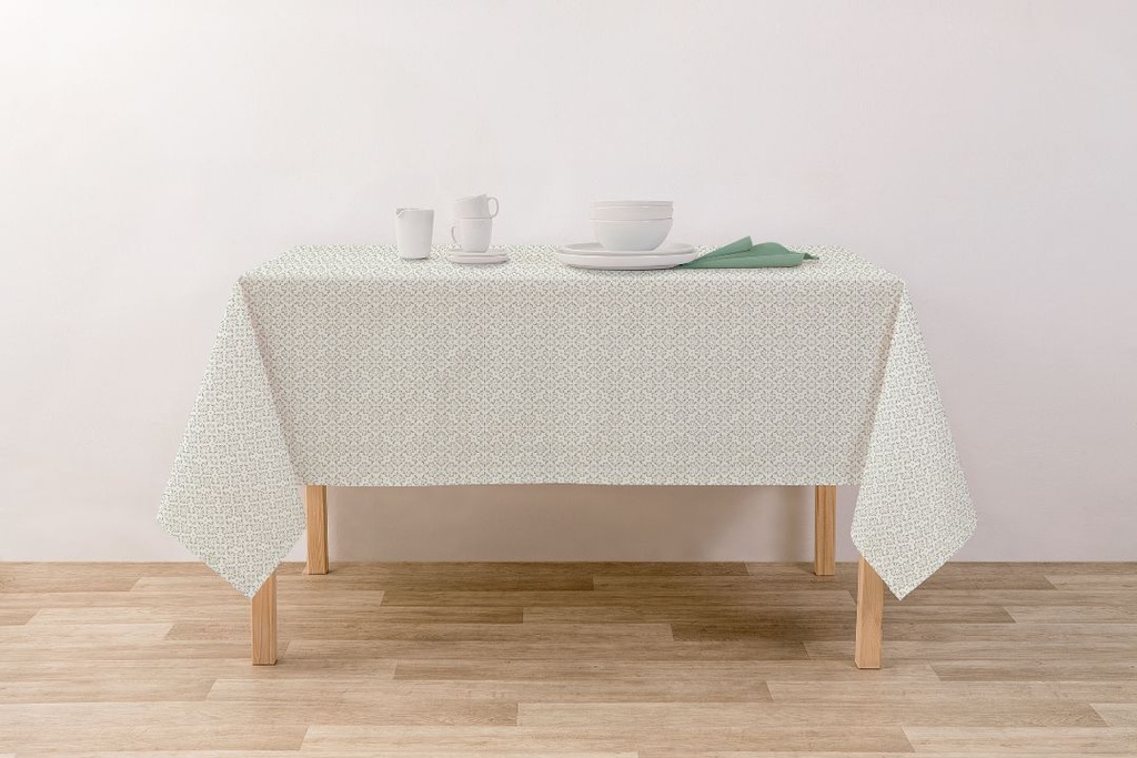 MANTEL ANTIMANCHAS TENDRE ALOE ZREE (100X140)