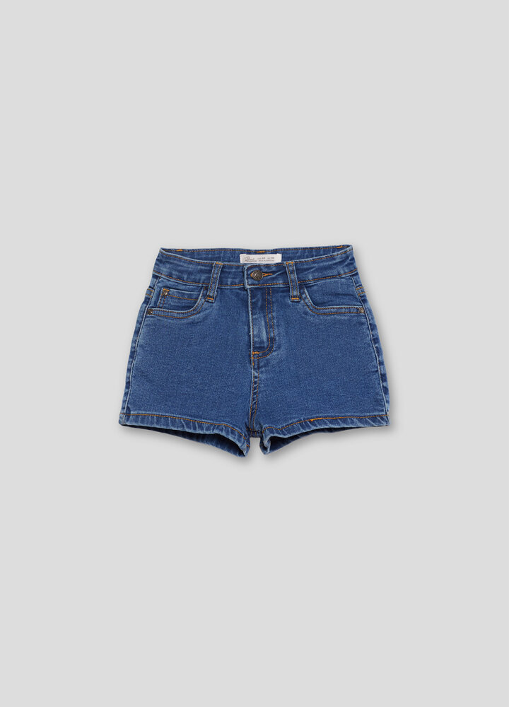 Short Denim Medio Niña - Street Monkey