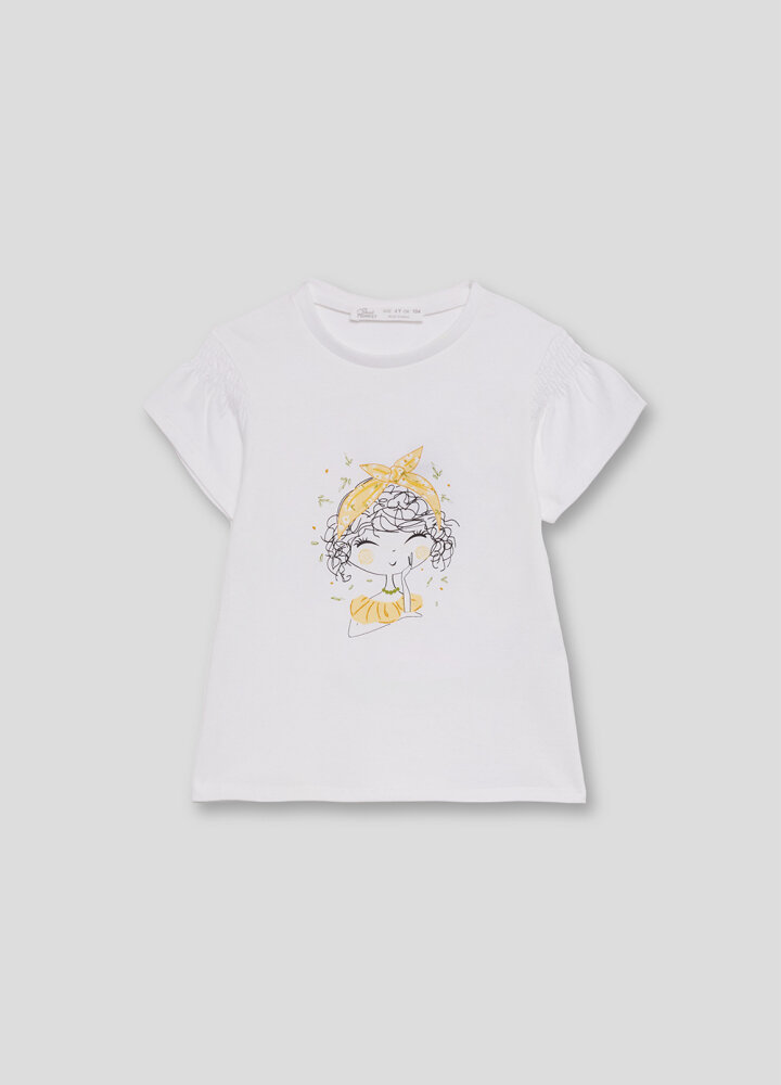 Camiseta Niña Amarilla