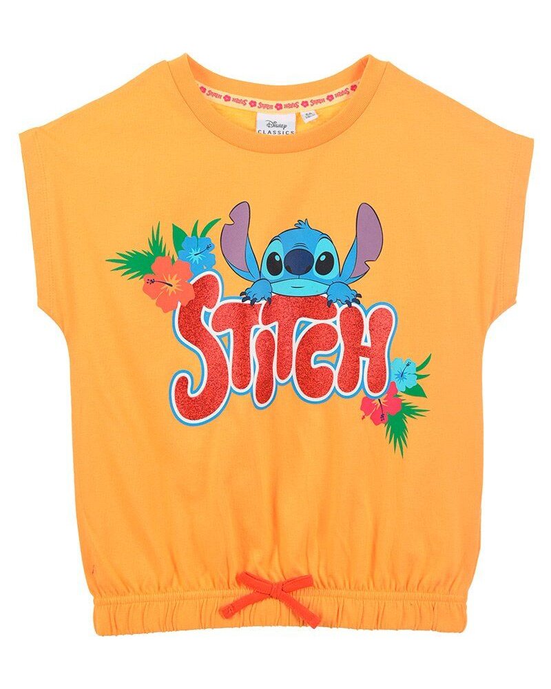 Camiseta Stitch Amarilla