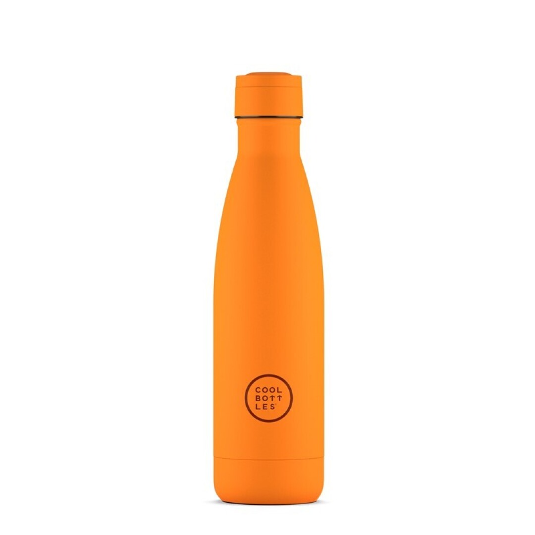 botella acero inoxidable vivid orange