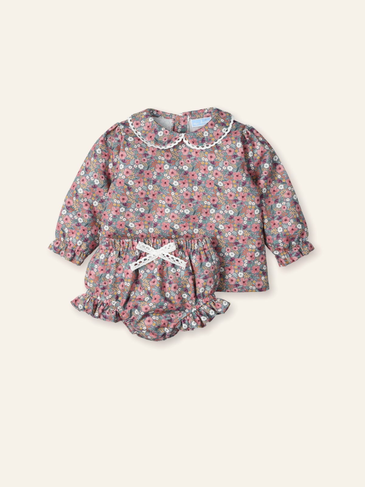 Blusita + Culotte puntilla liberty grande POMPOM MOON