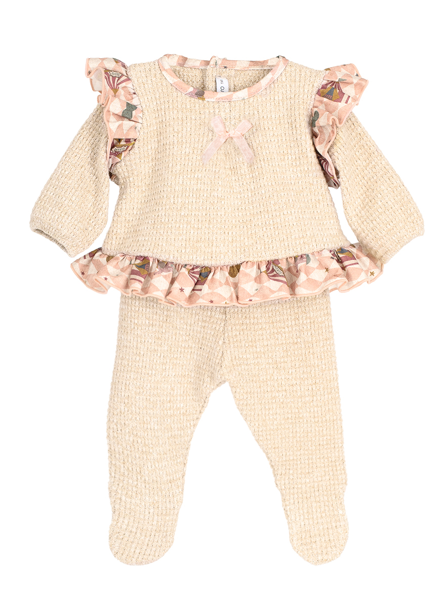 conjunto polaina mistral bebe niña