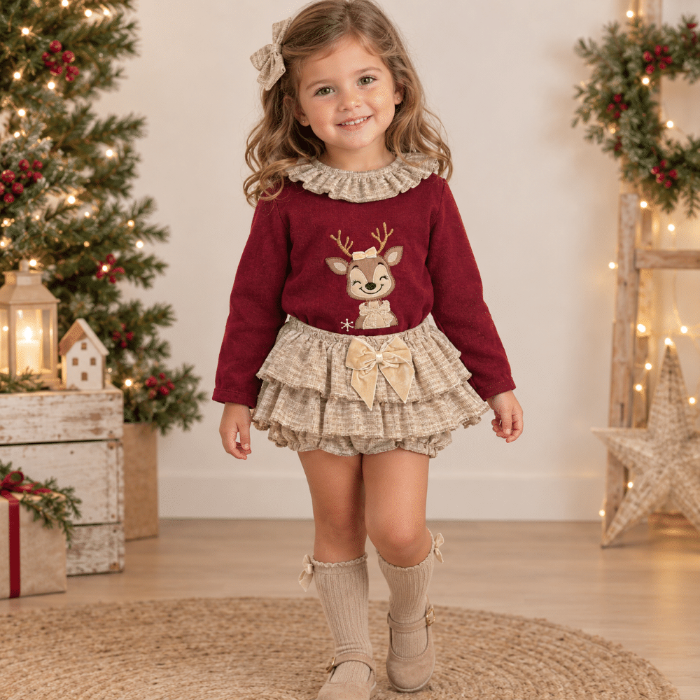 Conjunto  Ciervo Bebe Niña