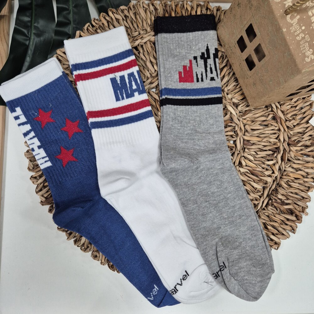 Pack 3 unid Calcetines Marvel 40-45