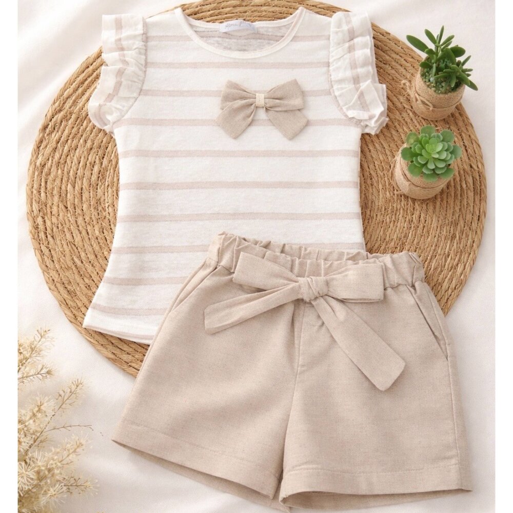 Conjunto Niña Alma Rayas