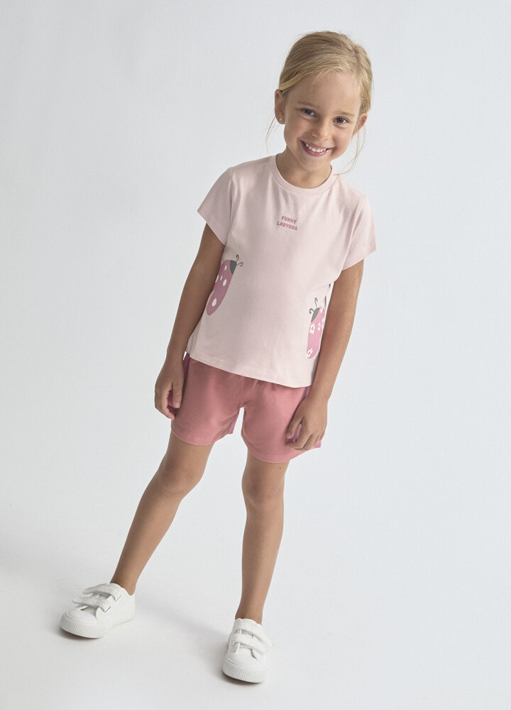 Conjunto Niña Mariquitas Rosa Street Monkey