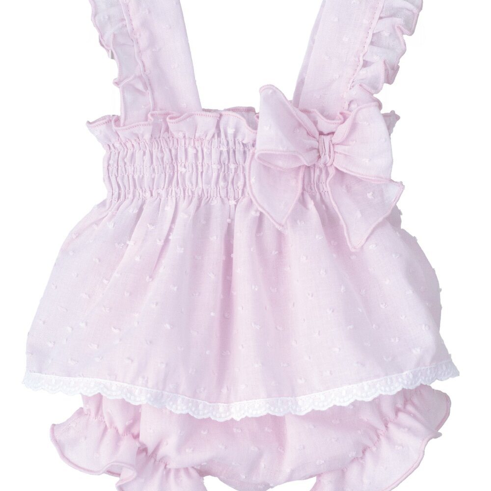 Conjunto Pololo Bebé Niña Plumeti Rosa