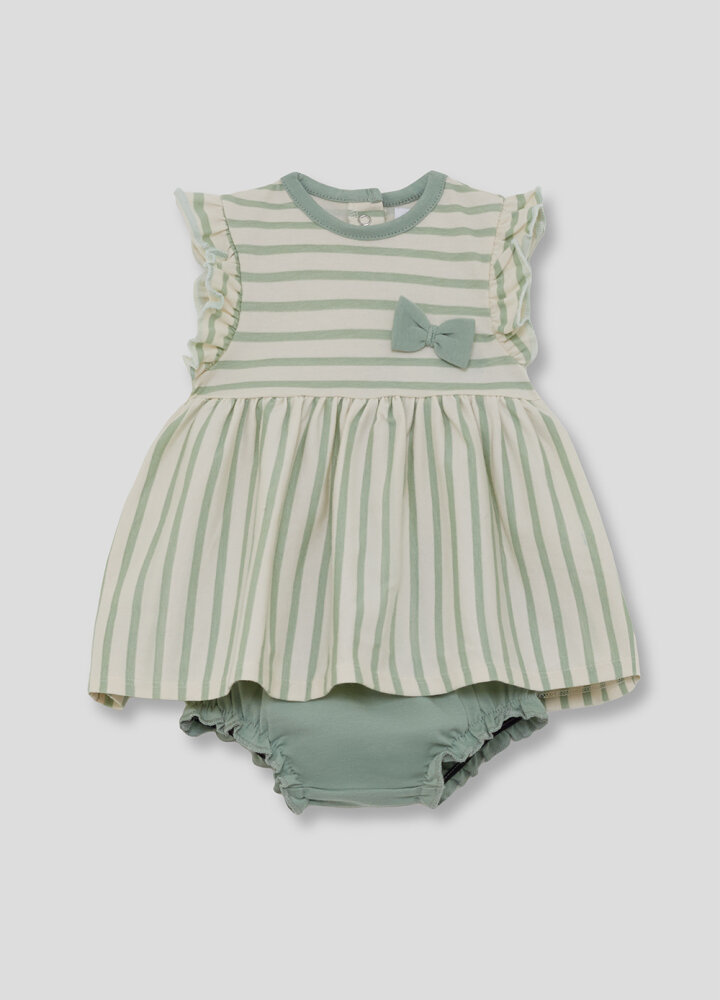 Jesusito Bebe Niña Rayas Menta - Street Monkey