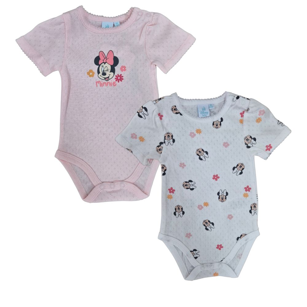 Pack Body Minnie Calado Manga Corta