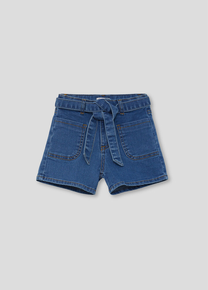 Short Denim Lazo Niña - Street Monkey