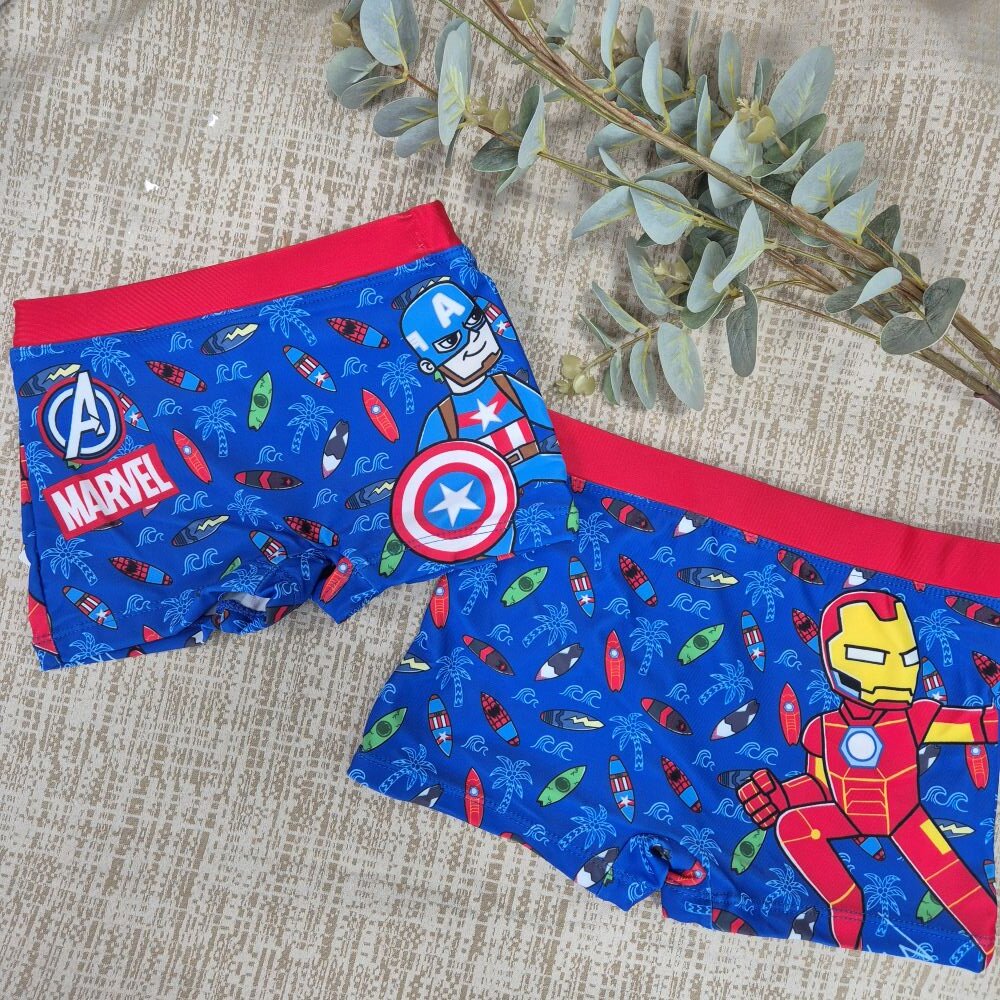 Bañador Niño Marvel Azul Eléctrico
