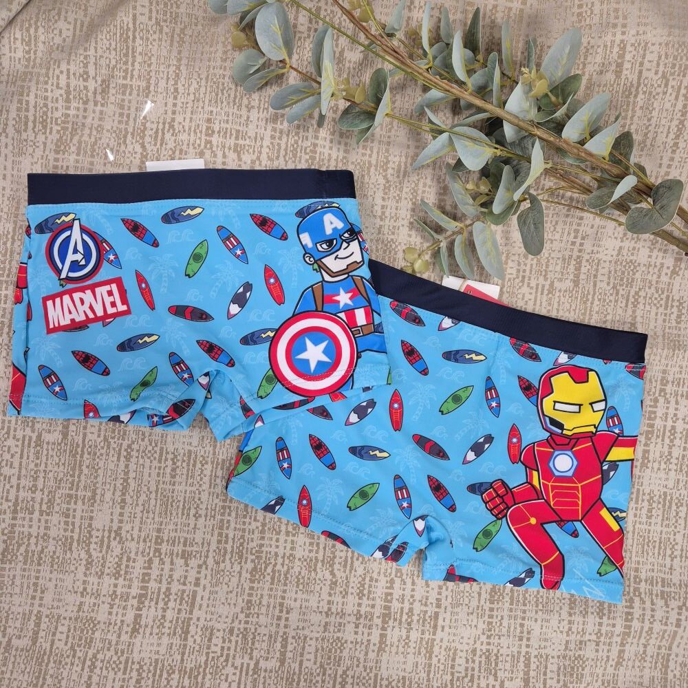 Bañador Niño Marvel Azul Claro