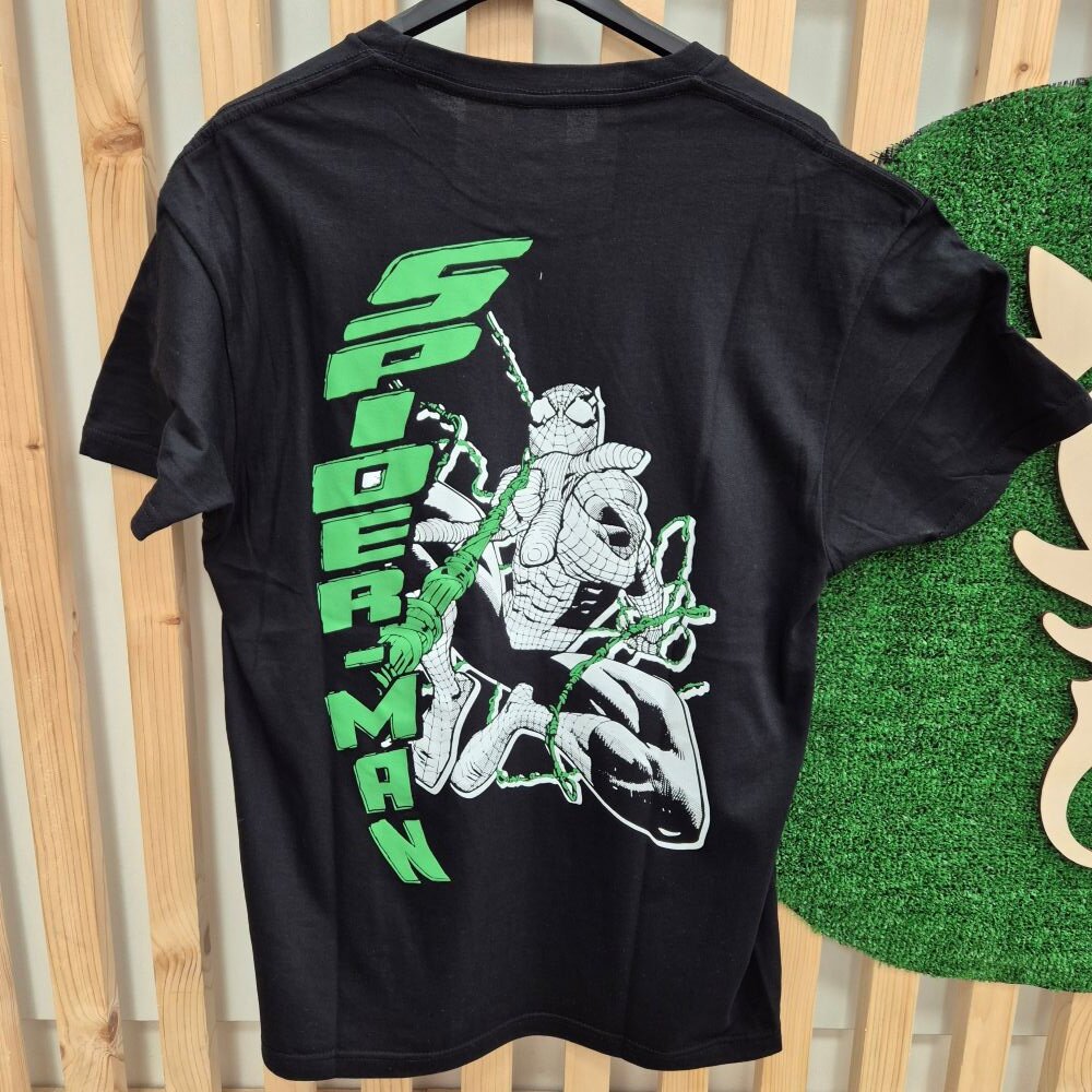 Camiseta Hombre Spiderman Manga Corta