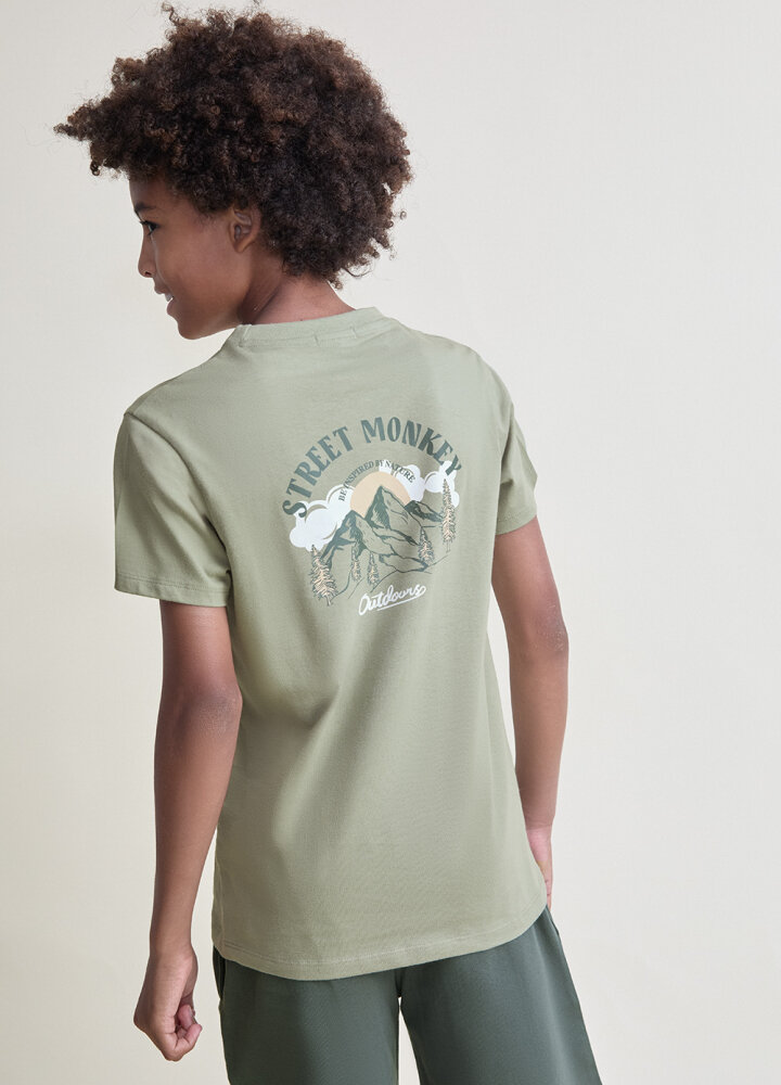 Conjunto Niño Verde Montañas - Street Monkey