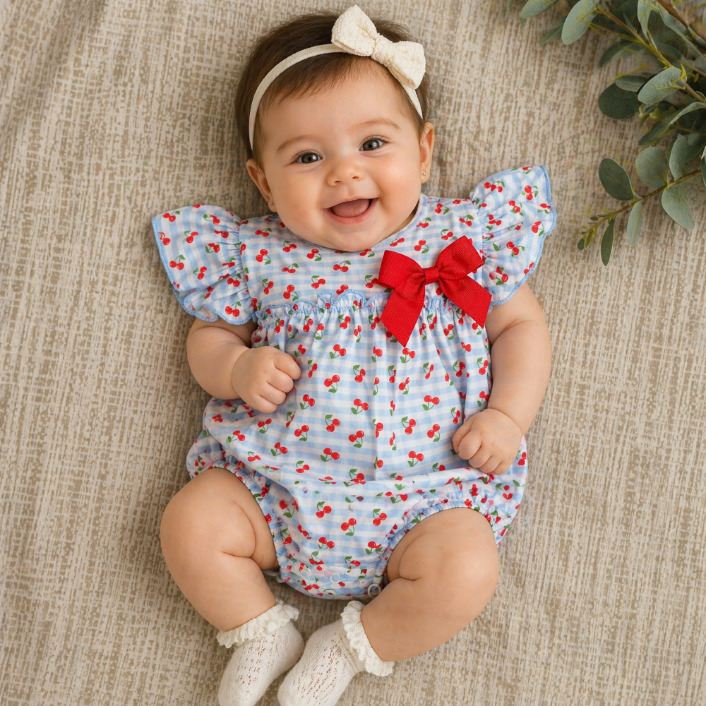 Jesusito Bebe Niña Cerezas - Curricoca