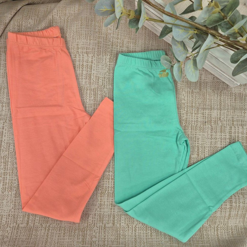 Leggins Básico Turquesa y Coral