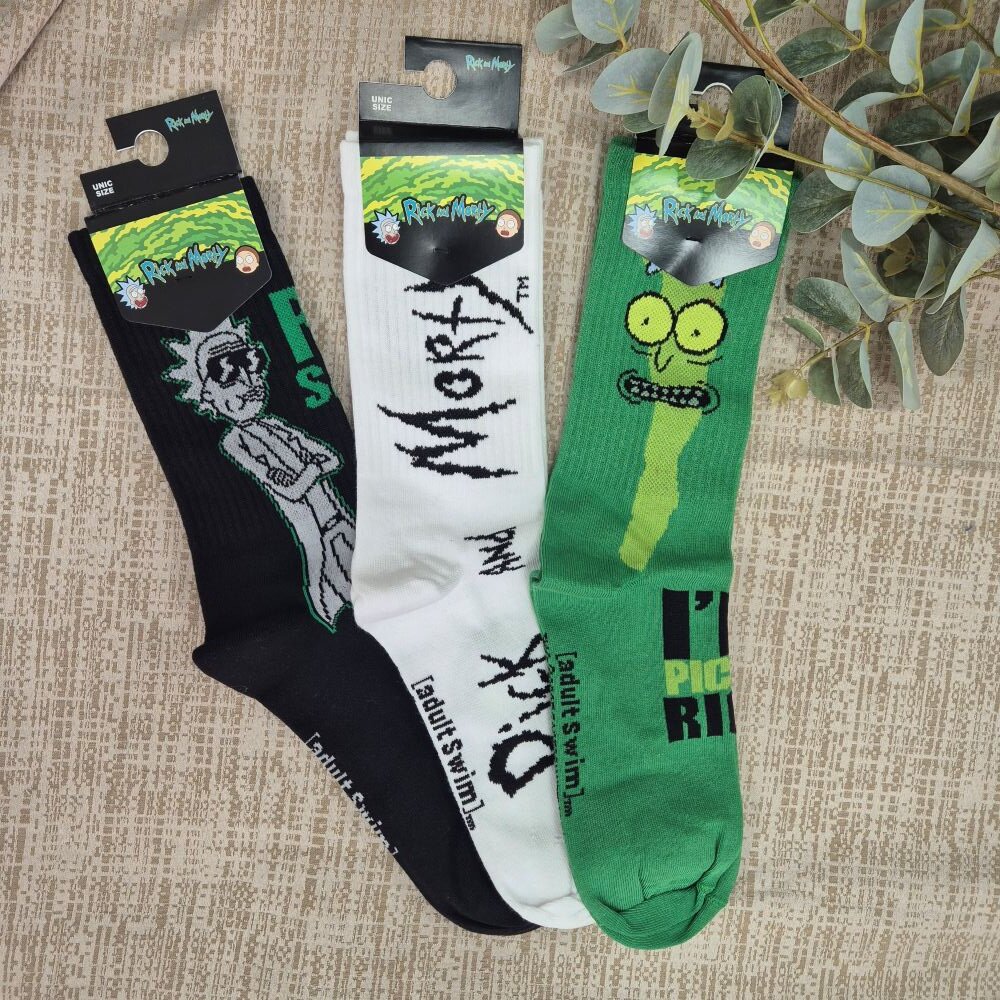 Pack 3 unid Calcetines Rick and Morty T. 40-45
