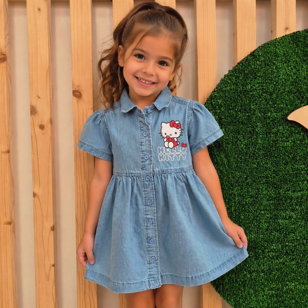 Vestido Vaquero Niña Hello Kitty
