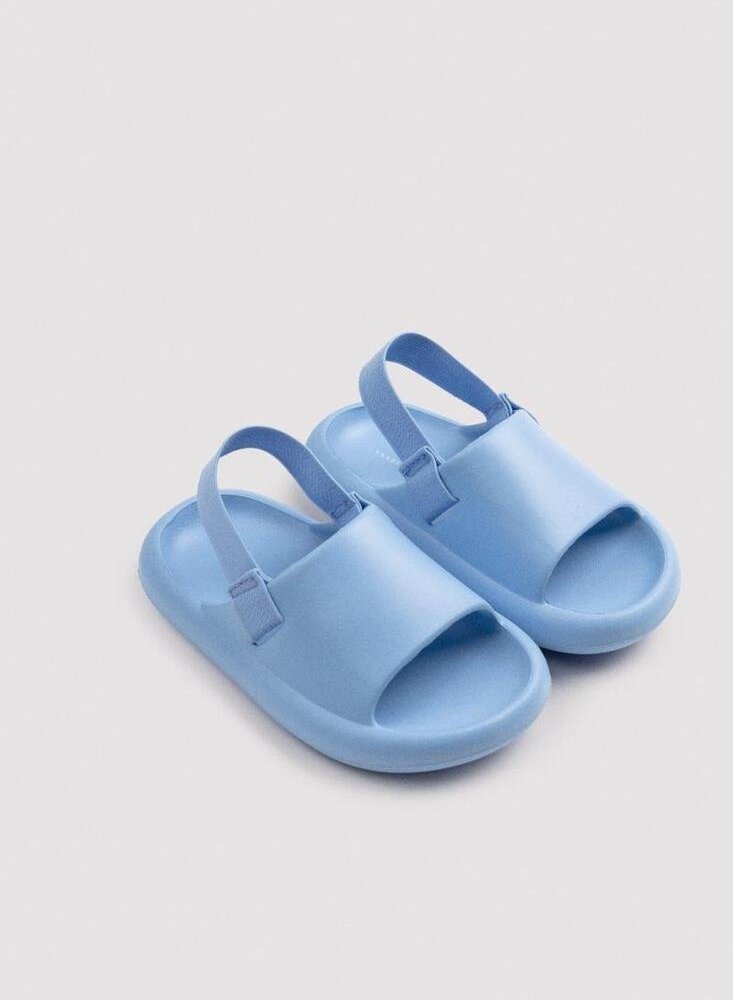 Chanclas Infantiles con Elástico Azul- Ysabel Mora