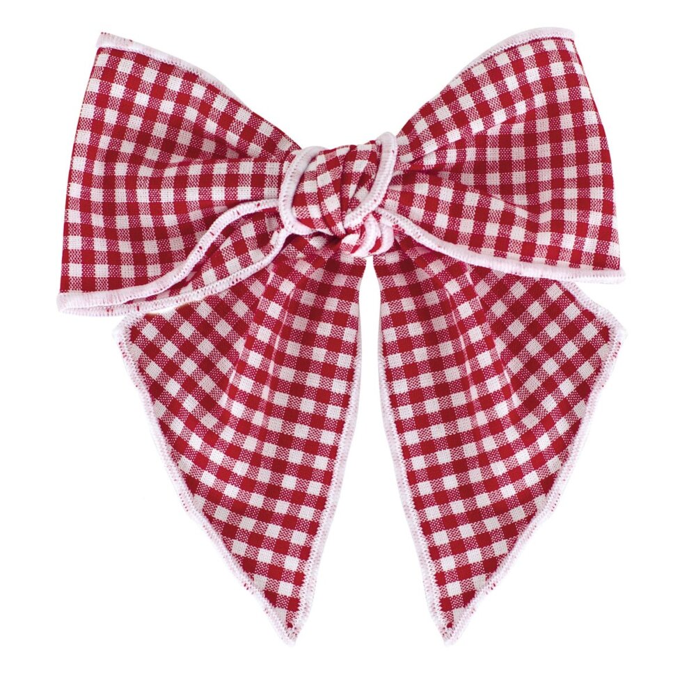 Lazo Pinza Vichy Rojo