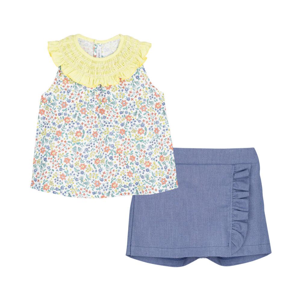 Conjunto Falda Pantalón Agra Niña - Calamaro