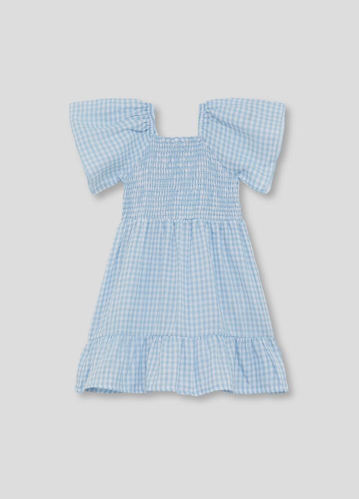 Vestido Niña Vichy Azul - Street Monkey