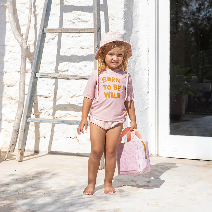 Camiseta Protección Solar Print Rosa - Saro