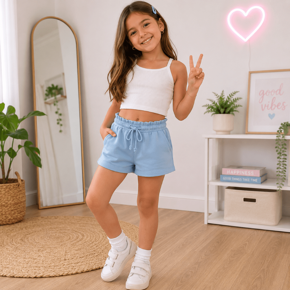 Short Niña Celeste- Street Monkey