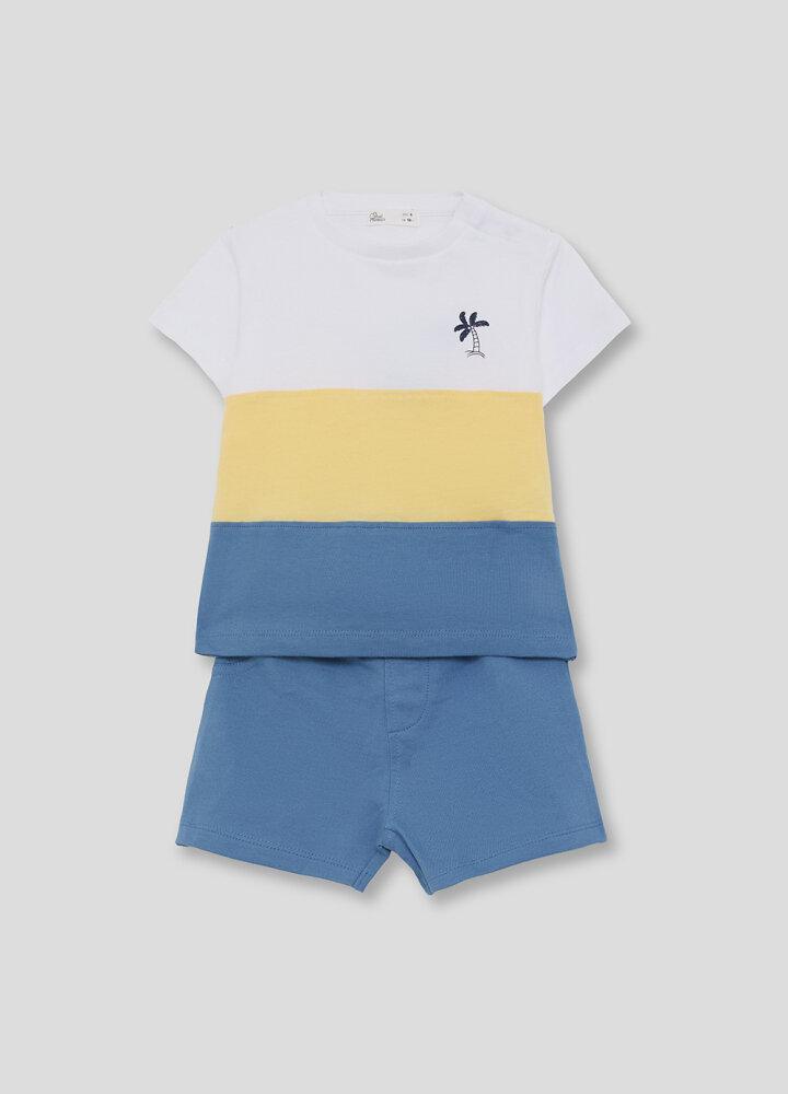Conjunto Niño Tricolor Palmera- Street Monkey