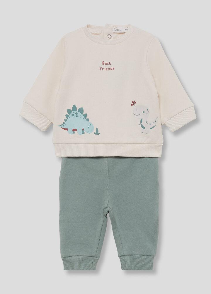 Conjunto Dino Bebe Niño Verde Street Monkey