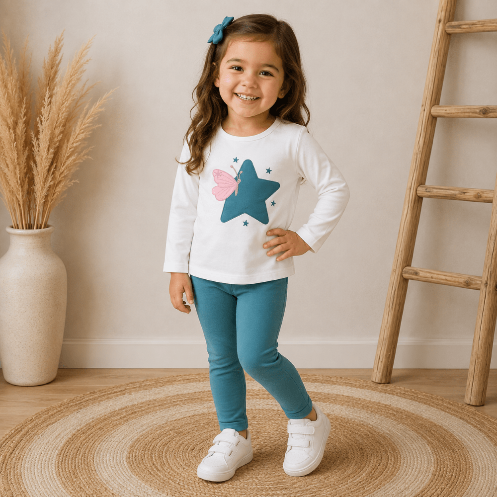 Conjunto Leggins Mariposa Niña