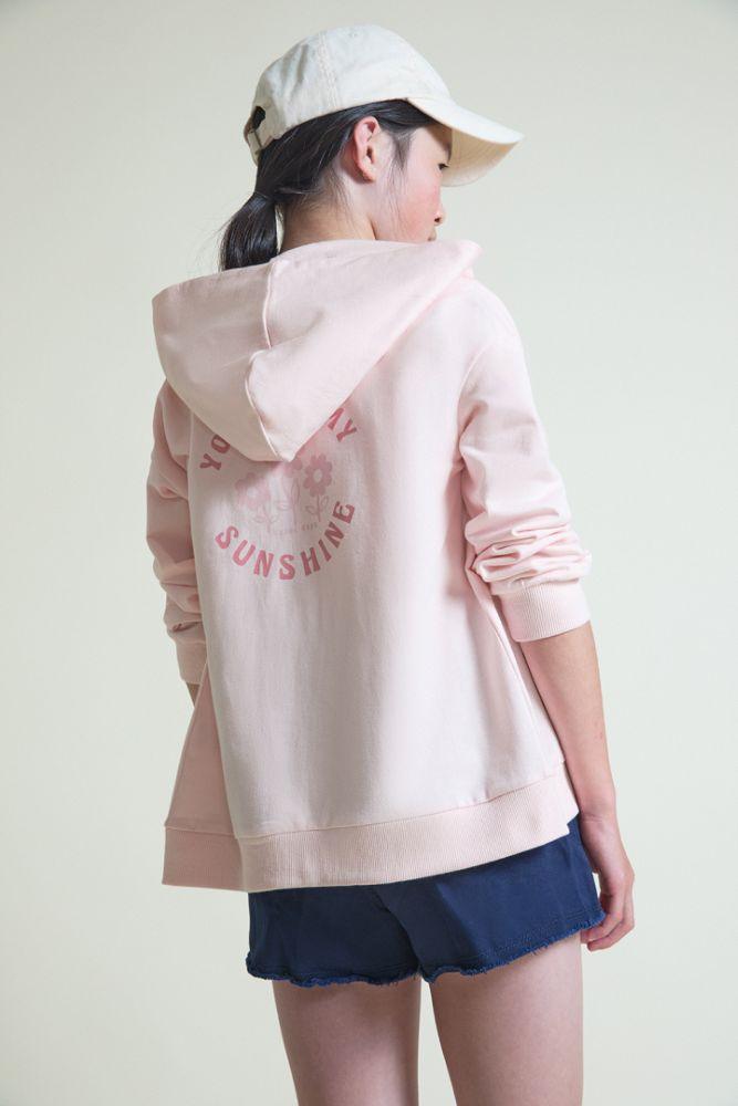 Sudadera Cremallera Niña Capucha Sin Felpa Sunshine - Street Monkey