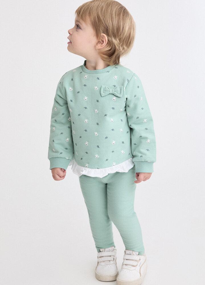 Conjunto Bebe Niña Bunny Flor Verde Street Monkey