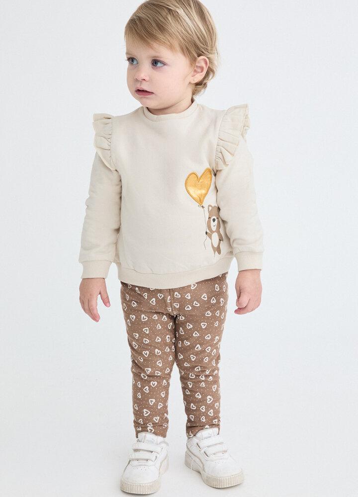 Conjunto Legguins Bebe Niña Osita Love Street Monkey
