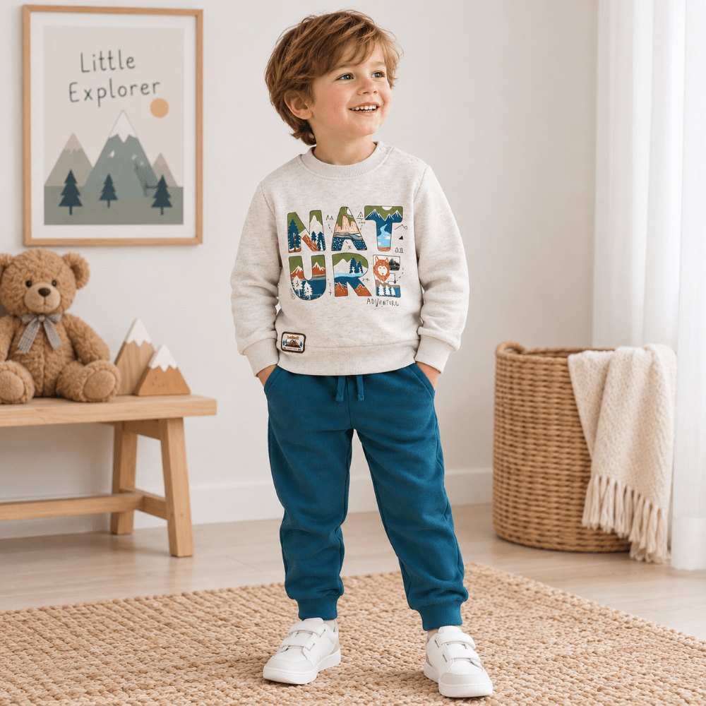 Conjunto de Felpa Niño Nature Adventure Boboli